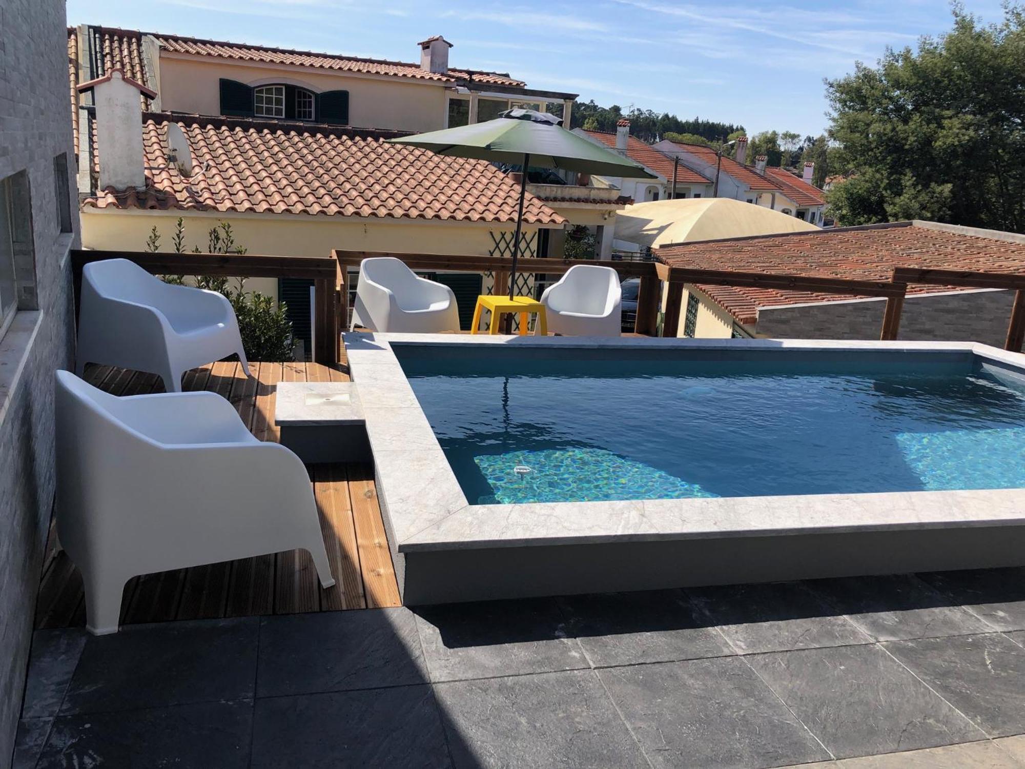 Sun House III - Near Sintra - Kitchen - Pool Apartment Mem Martins Ngoại thất bức ảnh